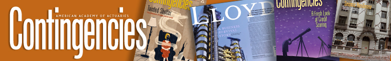 Contingencies Magazine header